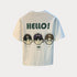 Premium Men's Artistic T-Shirt – Summer Loose Fit Short Sleeve Top, Trendy Youth Casual Streetwear